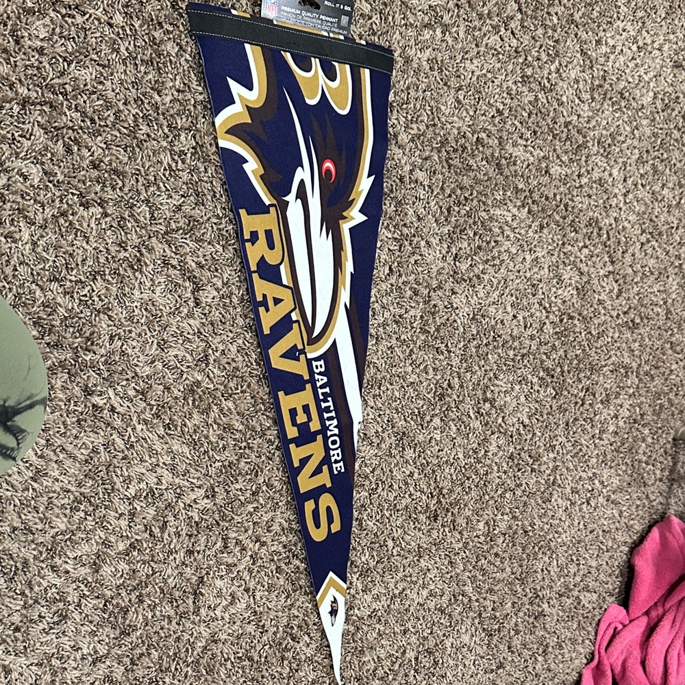 NFL Premium Quality Pennant with Gold and Purple